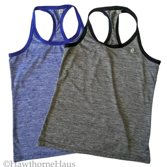 ADIDAS Lot of 2 Active Tank Tops Size S Racerback - Picture 1 of 9
